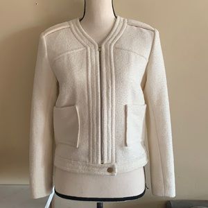 Maje Front Zip Crop Jacket
